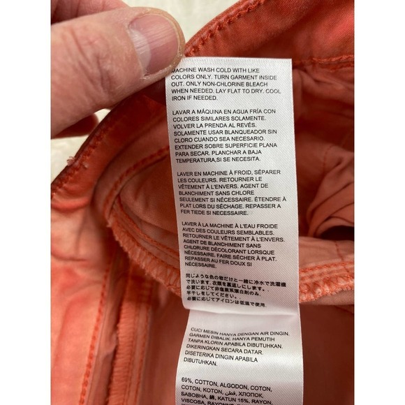 Bebe Size 27 Sweet Cantaloupe Skinny Ankle Jeans - Picture 6 of 7